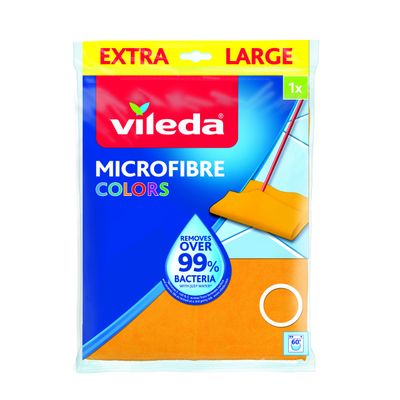 Cloth Vileda Microfibre Colors, microfiber, for floor