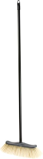 Broom Geco Z30P, plastic, with 1200 mm plastic handle, 30 cm