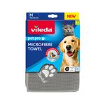 Towel Vileda Pet Pro, microfiber, for drying pets, 45x70 cm