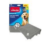 Towel Vileda Pet Pro, microfiber, for drying pets, 45x70 cm