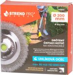 Fej Strend Pro, bozótvágóhoz, 200 mm, drótkefés gyomtisztító