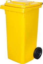 Bin ICS GB2, 120 L, yellow, waste bin