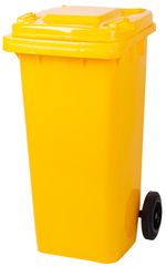 Edény ICS GB2, 120 liter, sárga, szemeteskuka