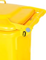 Bin ICS GB2, 120 L, yellow, waste bin