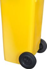 Bin ICS GB2, 120 L, yellow, waste bin