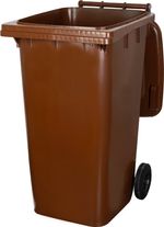 Bin ICS GB4, 240 L, brown, waste bin