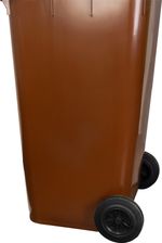 Bin ICS GB4, 240 L, brown, waste bin
