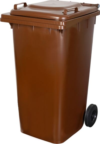 Nádoba ICS GB4, 240 lit., hnedá, popolnica na odpad