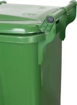 Container Europlast, 120 liters, plastic, green, HDPE, waste bin050000006877