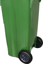 Container Europlast, 120 liters, plastic, green, HDPE, waste bin050000006877