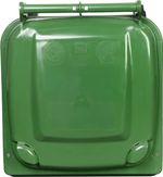 Container Europlast, 120 liters, plastic, green, HDPE, waste bin050000006877