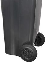 Container Europlast, 120 liters, plastic, black, HDPE, waste bin