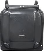 Container Europlast, 120 liters, plastic, black, HDPE, waste bin