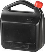 Plastic Jerry Can, 5 L, for Fuel, Black