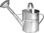 Watering Can KKG, with rose, 5.0 L, galvanized