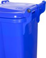 Kuka Europlast 120 literes, műanyag, kék 5002, HDPE, hulladékgyűjtő