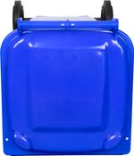 Container Europlast, 120 liters, plastic, blue 5002, HDPE, waste bin
