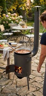 Bográcsfőző BAKER R2-D2, 390 mm, grafit