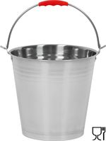 Vödör Strend Pro, 10 literes, rozsdamentes acél