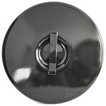 Cauldron lid Thorma, 60 L, enameled, black