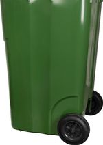 Bin Europlast, 240 L, plastic, green, waste bin