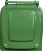 Edény Europlast 240 liter, műanyag, zöld, szemeteskuka