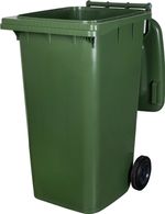 Bin ICS GB4, 240 L, green, waste bin