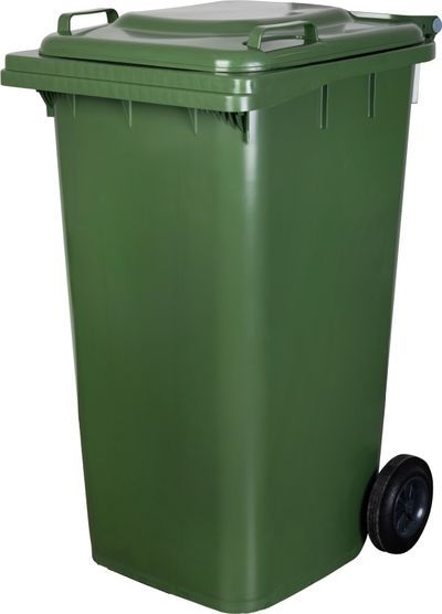 Bin ICS GB4, 240 L, green, waste bin