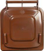 Bin ICS GB2, 120 L, brown, waste bin