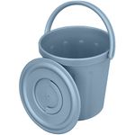 Bucket ICS C552010, 10 lit., blue, with lid