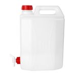 Jerry Can ICS M82220R, 20 L, with valve, white