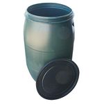 Barrel Pannon Rainbarel, 120 lit, 395 mm, thread, green rain barrel, HDPE
