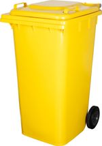 Bin ICS GB4, 240 L, yellow, waste bin
