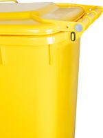 Edény ICS GB4, 240 liter, sárga, szemeteskuka