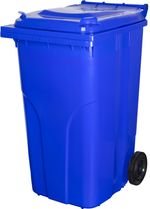 Bin Europlast, 240 L, plastic, blue, waste bin