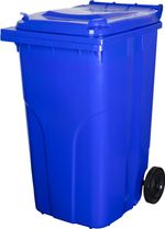 Bin Europlast, 240 L, plastic, blue, waste bin