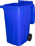 Edény Europlast 240 liter, műanyag, kék, szemeteskuka