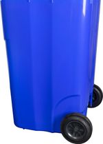 Edény Europlast 240 liter, műanyag, kék, szemeteskuka