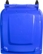 Edény Europlast 240 liter, műanyag, kék, szemeteskuka