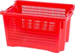 Láda ICS M401000, 40 liter, 56x35x31 cm, perforált falak, piros