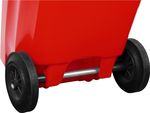 Trashcan MGB 240 lit, plastic, red