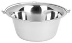 Cauldron Anticorro, 10 L, 37x17 cm, stainless steel