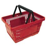 Kosár Racks Shopper, 20 literes, piros, bevásárló
