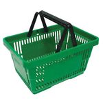 Kosár Racks Shopper, 20 literes, zöld, bevásárló