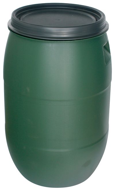 Barrel Pannon EN11604, 220 lit, 471 mm, green, HDPE
