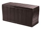 Doboz Keter® SHERWOOD 270 lit., barna, 1170x450x575 mm, tároló