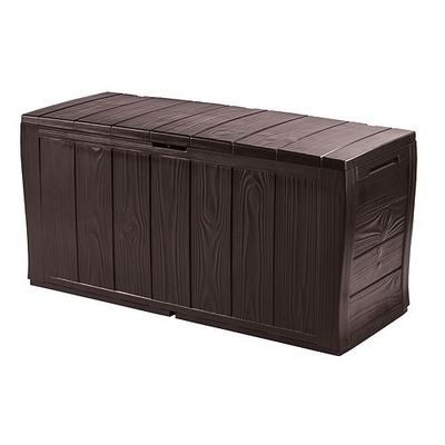 Doboz Keter® SHERWOOD 270 lit., barna, 1170x450x575 mm, tároló