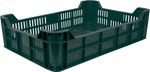 Láda gyümölcs és zöldség tárolására M10, 21 liter, max. 10 kg, 60x40x15 cm, perforált, PE