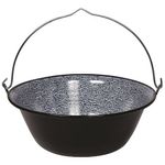 Bogrács Piknik, 30 literes, zománcozott, 520 mm