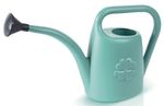 Watering Can KONI, with rose, 5 L, plastic, sage